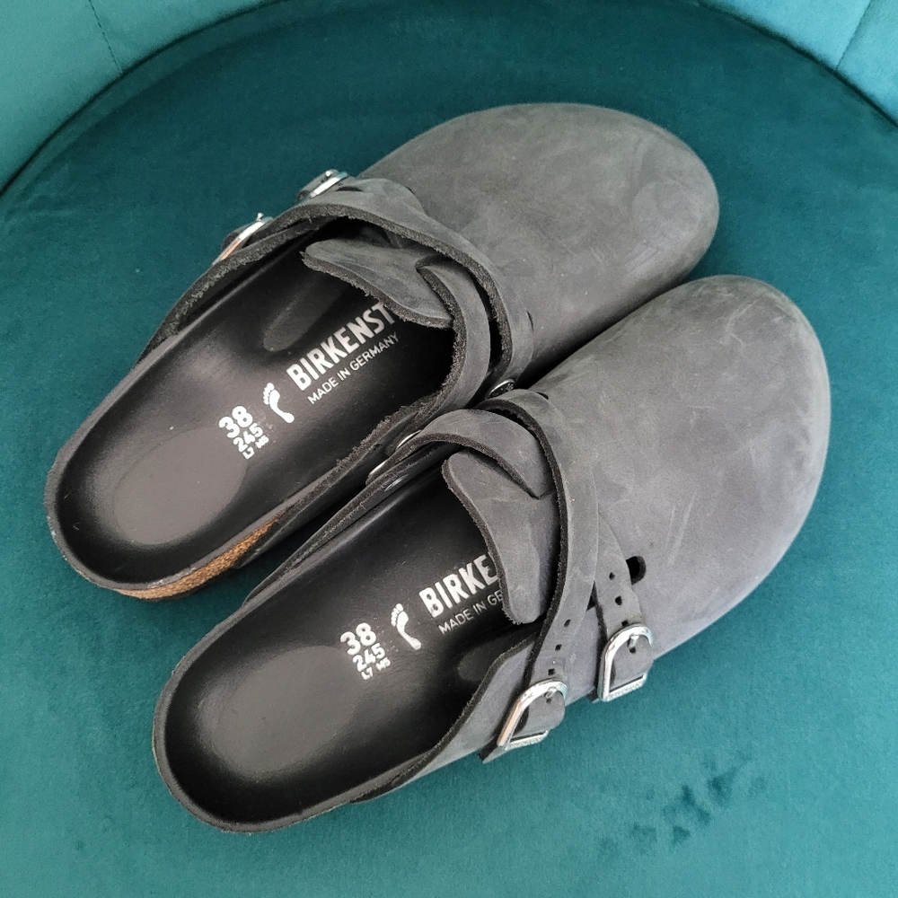 Birkenstock Mule Clog Grey suede Brand new